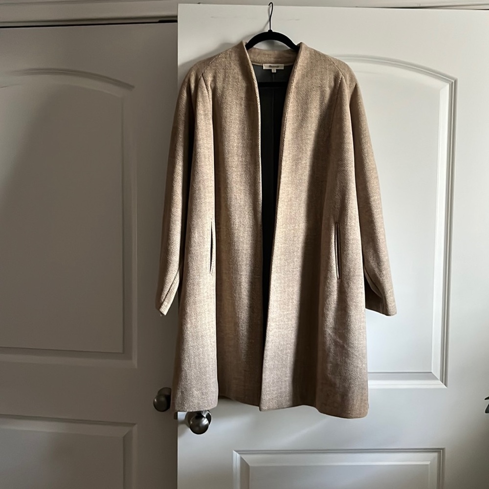 Tweed wool coat